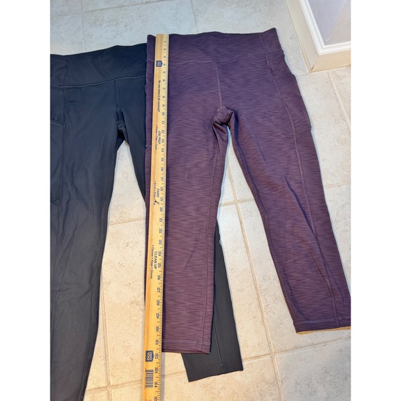 Lululemon Leggings‎ Bundle – Size 10 (Black + Purple Speckle) - Picture 3 of 10